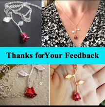 Load image into Gallery viewer, 2020 Statement Alloy Rose Pendant Necklace 4 Color Women Jewelry Accessories Gold Chain Necklace for Women Memorial Day Gift
