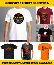 Load image into Gallery viewer, Combo deals 6 T Shirt - Half Sleeve Round Neck Indian Hindu Lord t-shirts  Vector Design Graphics Printed 100% Cotton T Shirt